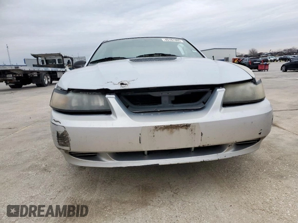 2002 Ford Mustang Standard with VIN 1FAFP40452F129857, listed as a Copart auction lot 45167465 with 0 mi miles and Salvage Title. Bid and sale history available at carsss.com. Image 5.