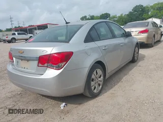 2014 Chevrolet Cruze LS with VIN 1G1PA5SH2E7161033, listed as a IAAI auction lot 42104694 with 178,481 mi miles and . Bid and sale history available at DreamBid. Image 4.