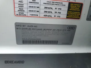 2013 Audi A3 Premium Plus z VIN WAUKJAFM3DA029589, wystawiony jako Copart lot #58029865 z przebiegiem 139 093 mil mil oraz Szkoda całkowita • Salvage title. Historia ofert i sprzedaży dostępna na DreamBid. Obrazek 13.