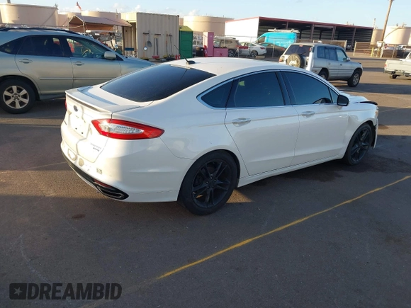 2014 Ford Fusion Titanium with VIN 3FA6P0K96ER234979, listed as a IAAI auction lot 41220106 with 98,068 mi miles. Bid and sale history available at carsss.com. Image 4.