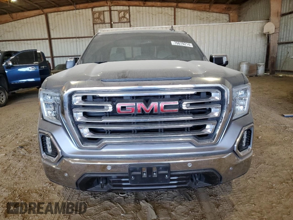 2021 GMC Sierra 1500 SLT with VIN 3GTP8DED1MG232165, listed as a Copart auction lot 76678214 with 112,274 mi miles and Clean title. Bid and sale history available at DreamBid. Image 5.