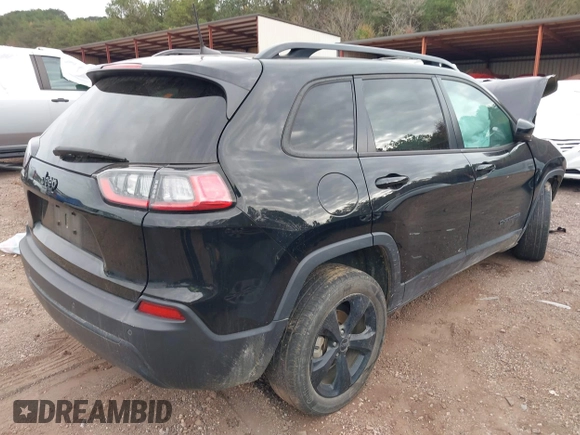 2021 Jeep Cherokee Altitude with VIN 1C4PJLLB1MD204413, listed as a IAAI auction lot 41010877 with 37,573 mi miles. Bid and sale history available at carsss.com. Image 4.
