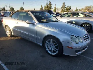 2009 Mercedes-Benz CLK 350 with VIN WDBTK56F19T103440, listed as a Copart auction lot 79776024 with 86,340 mi miles and Salvage Title. Bid and sale history available at DreamBid. Image 4.
