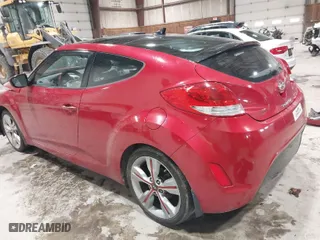 2016 Hyundai Veloster with VIN KMHTC6AD6GU283849, listed as a IAAI auction lot 41549641 with 62,750 mi miles. Bid and sale history available at carsss.com. Image 3.