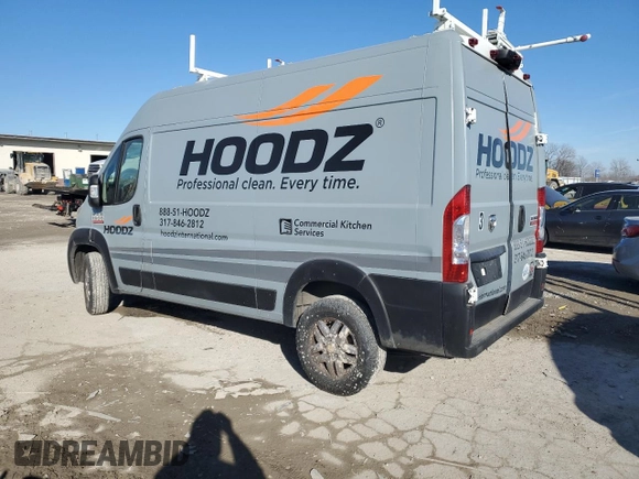 2021 Ram ProMaster Cargo with VIN 3C6LRVBG3ME530073, listed as a Copart auction lot 88838865 with 96,405 mi miles and Salvage Title. Bid and sale history available at carsss.com. Image 2.