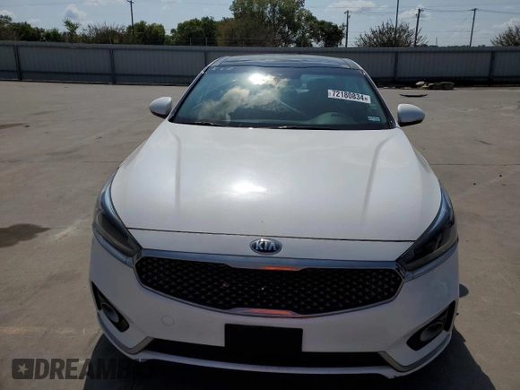 2017 Kia Cadenza Premium with VIN KNALC4J11H5087048, listed as a Copart auction lot 72180834 with 65,890 mi miles and Salvage Title. Bid and sale history available at carsss.com. Image 5.