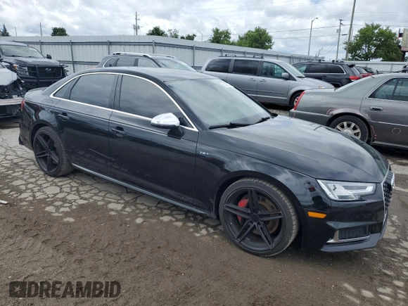 2018 Audi S4 Premium Plus with VIN WAUB4AF49JA059277, listed as a Copart auction lot 62428754 with 111,460 mi miles and Salvage Title. Bid and sale history available at carsss.com. Image 4.