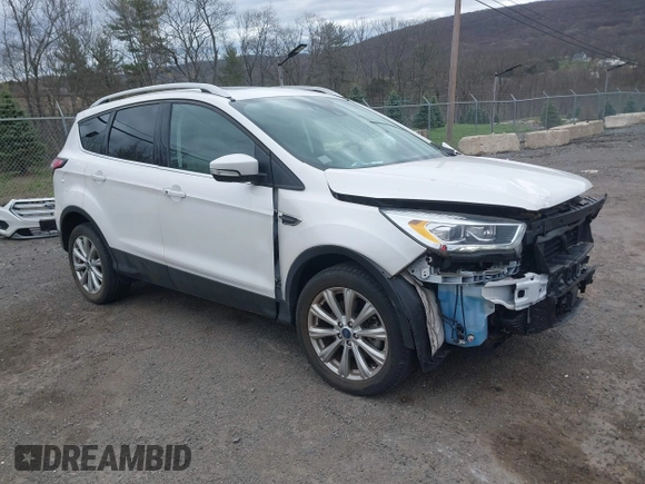2018 Ford Escape Titanium with VIN 1FMCU9J90JUD53380, listed as a IAAI auction lot 42042802 with 30,371 mi miles and . Bid and sale history available at DreamBid. Image 1.
