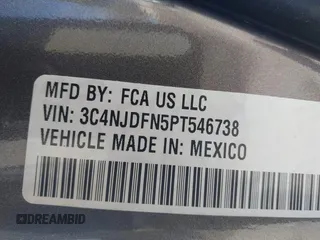 2023 Jeep Compass Latitude Lux с VIN 3C4NJDFN5PT546738, выставлен на аукционе IAAI как лот 41740196 с пробегом 33 377 миль миль и . История ставок и продаж доступна на DreamBid. Изображение 9.