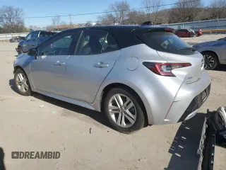 2021 Toyota Corolla Hatchback SE with VIN JTND4MBE5M3106109, listed as a Copart auction lot 80155133 with 27,710 mi miles and Salvage Title. Bid and sale history available at carsss.com. Image 2.