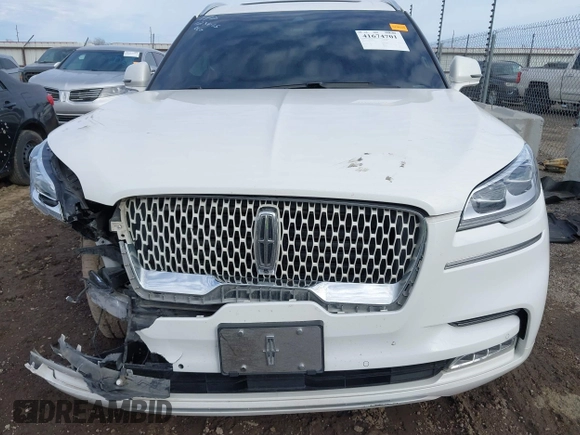 2021 Lincoln Aviator Reserve with VIN 5LM5J7XC5MGL18763, listed as a IAAI auction lot 41674701 with 92,284 mi miles and . Bid and sale history available at DreamBid. Image 13.