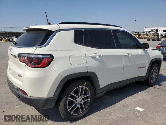 2020 Jeep Compass Latitude with VIN 3C4NJCBB7LT169197, listed as a Copart auction lot 74773554 with 107,814 mi miles and Salvage title. Bid and sale history available at DreamBid. Image 3.