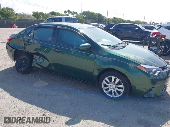 2016 Toyota Corolla L with VIN 2T1BURHE1GC703852, listed as a IAAI auction lot 41577747 with 72,096 mi miles and . Bid and sale history available at DreamBid. Image 1.