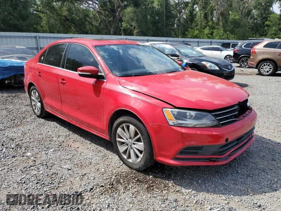 2015 Volkswagen Jetta SE with VIN 3VWD07AJ5FM302601, listed as a Copart auction lot 60657805 with Not provided miles and Clean title. Bid and sale history available at DreamBid. Image 4.