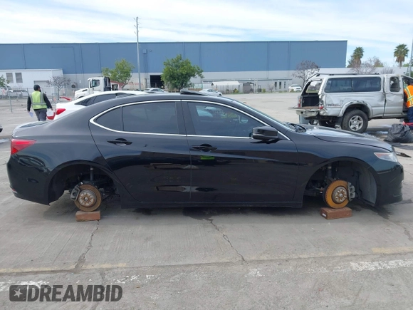 2017 Acura TLX V6 w/Technology Pkg with VIN 19UUB3F5XHA001728, listed as a IAAI auction lot 41688662 with 1 mi miles. Bid and sale history available at carsss.com. Image 12.