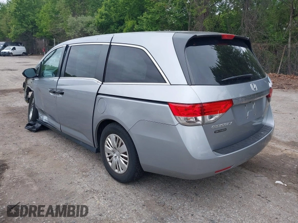 2016 Honda Odyssey LX с VIN 5FNRL5H25GB105730, выставлен на аукционе IAAI как лот 42275460 с пробегом 117 018 миль миль и . История ставок и продаж доступна на DreamBid. Изображение 3.