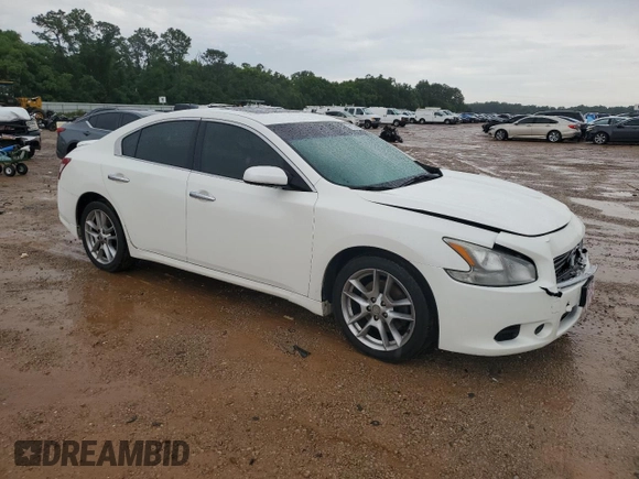 2010 Nissan Maxima S with VIN 1N4AA5AP0AC803438, listed as a Copart auction lot 56127025 with 189,922 mi miles and Salvage title. Bid and sale history available at DreamBid. Image 4.