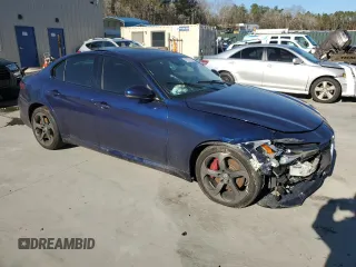 2017 Alfa Romeo Giulia with VIN ZARFAEDN8H7550758, listed as a Copart auction lot 42687635 with Not provided miles and Salvage title. Bid and sale history available at DreamBid. Image 4.