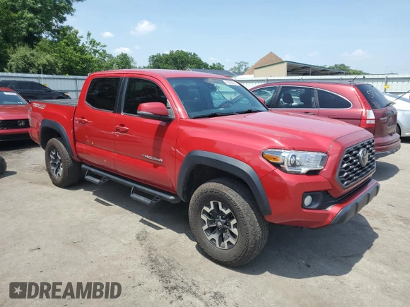 2021 Toyota Tacoma SR with VIN 3TMCZ5AN4MM394406, listed as a Copart auction lot 62268025 with 110,891 mi miles and Salvage title. Bid and sale history available at DreamBid. Image 4.