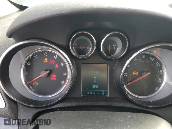 2014 Buick Encore Convenience with VIN KL4CJBSB9EB609372, listed as a Copart auction lot 44674095 with 80,259 mi miles and Salvage Title. Bid and sale history available at carsss.com. Image 9.