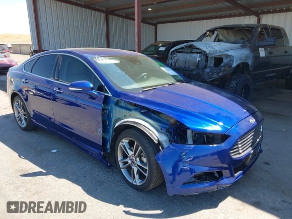 2016 Ford Fusion Titanium with VIN 3FA6P0K96GR357006, listed as a IAAI auction lot 39820940 with 24,898 mi miles. Bid and sale history available at carsss.com. Image 6.