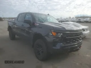 2022 Chevrolet Silverado 1500 Custom Trail Boss with VIN 3GCPDCED4NG533598, listed as a Copart auction lot 87164224 with 14,725 mi miles and Salvage Title. Bid and sale history available at DreamBid. Image 4.
