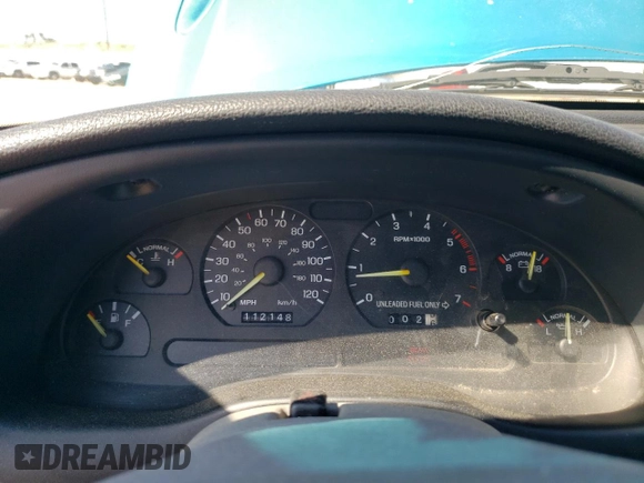 1994 Ford Mustang with VIN 1FALP4045RF130357, listed as a Copart auction lot 70832464 with 112,148 mi miles and Salvage Title. Bid and sale history available at carsss.com. Image 9.