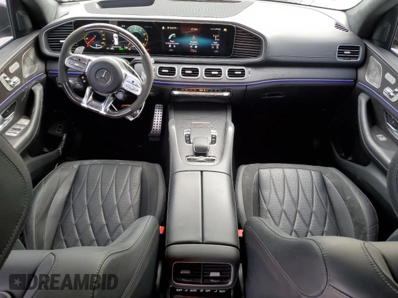 2022 Mercedes-Benz GLS 63 AMG with VIN 4JGFF8KE5NA790389, listed as a Copart auction lot 88258175 with 37,672 mi miles and Salvage Title. Bid and sale history available at DreamBid. Image 8.