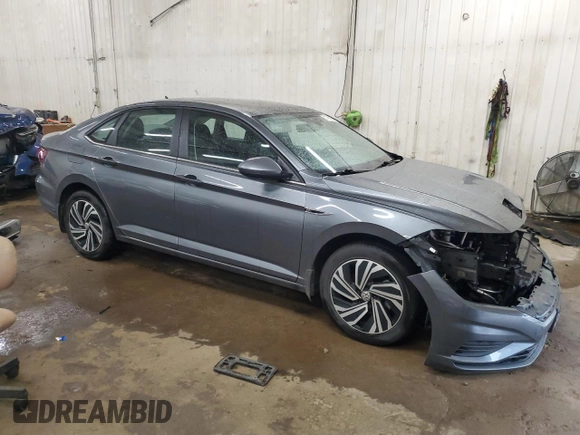 2021 Volkswagen Jetta SEL with VIN 3VWE57BU1MM089075, listed as a Copart auction lot 61463625 with 76,237 mi miles and Salvage title. Bid and sale history available at DreamBid. Image 4.