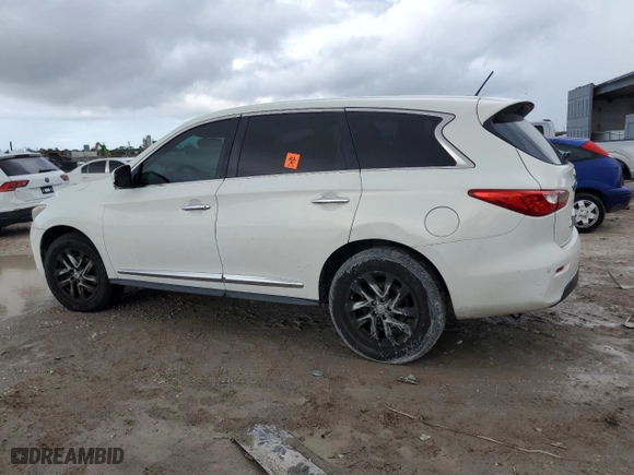 2013 Infiniti JX35 with VIN 5N1AL0MN6DC312843, listed as a Copart auction lot 74444774 with 224,979 mi miles and Salvage Title. Bid and sale history available at carsss.com. Image 2.