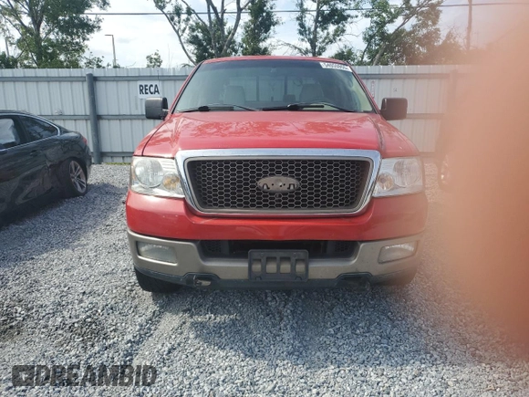 2004 Ford F-150 XLT with VIN 1FTPW12524KB99350, listed as a Copart auction lot 54055955 with 283,887 mi miles and Salvage Title. Bid and sale history available at carsss.com. Image 5.
