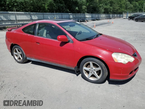 2004 Acura RSX with VIN JH4DC548X4S000747, listed as a Copart auction lot 61568734 with 202,478 mi miles and Clean Title. Bid and sale history available at carsss.com. Image 4.