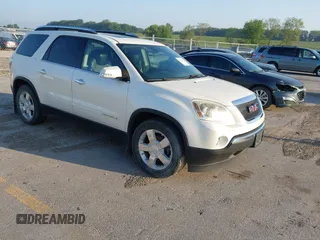2008 GMC Acadia SLT1 with VIN 1GKEV23798J241867, listed as a IAAI auction lot 42624267 with 178,422 mi miles and . Bid and sale history available at DreamBid. Image 1.