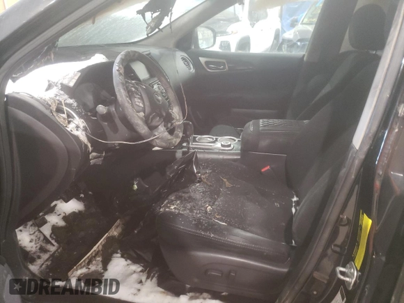 2016 Nissan Pathfinder SV with VIN 5N1AR2MM1GC649250, listed as a Copart auction lot 89084995 with 0 mi miles and Non Repairable. Bid and sale history available at carsss.com. Image 7.