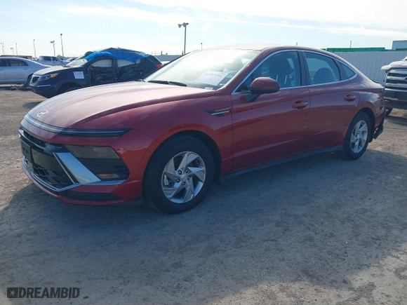 2025 Hyundai Sonata SE with VIN KMHL24JA8SA434505, listed as a IAAI auction lot 41337491 with 4,003 mi miles. Bid and sale history available at carsss.com. Image 17.