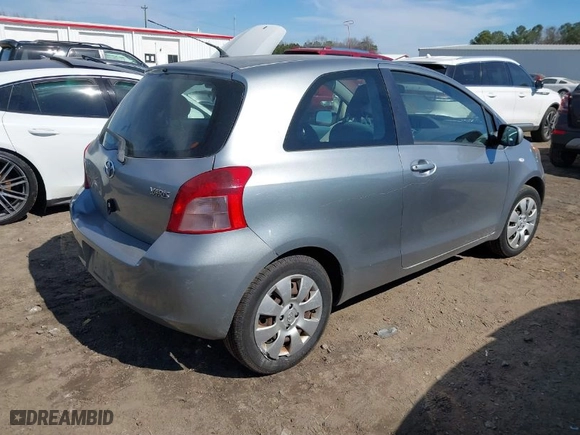 2007 Toyota Yaris with VIN JTDJT923175048904, listed as a IAAI auction lot 41673959 with 117,539 mi miles. Bid and sale history available at carsss.com. Image 4.