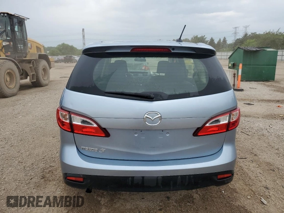 2012 Mazda 5 Grand Touring with VIN JM1CW2DL8C0131855, listed as a Copart auction lot 61757365 with 135,672 mi miles and Salvage title. Bid and sale history available at DreamBid. Image 6.