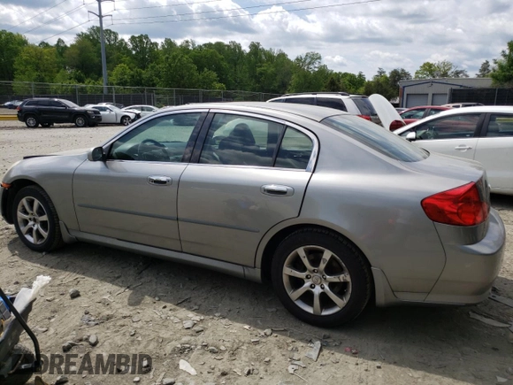2006 Infiniti G35 with VIN JNKCV51F86M617385, listed as a Copart auction lot 54049075 with 195,894 mi miles and Salvage Title. Bid and sale history available at DreamBid. Image 2.