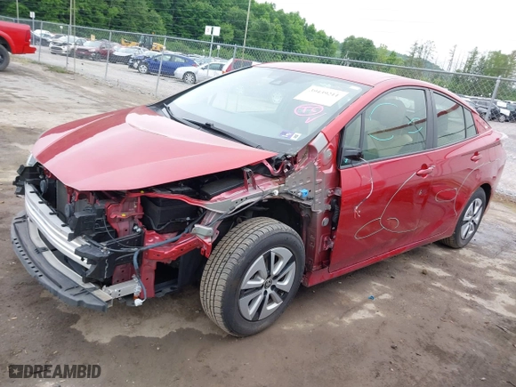2017 Toyota Prius Two with VIN JTDKBRFU8H3562644, listed as a IAAI auction lot 39439211 with 44,858 mi miles. Bid and sale history available at carsss.com. Image 18.