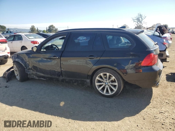 2011 BMW 3 Series 328i with VIN WBAUT9C59BA191965, listed as a Copart auction lot 46894005 with 125,397 mi miles and Salvage title. Bid and sale history available at DreamBid. Image 2.