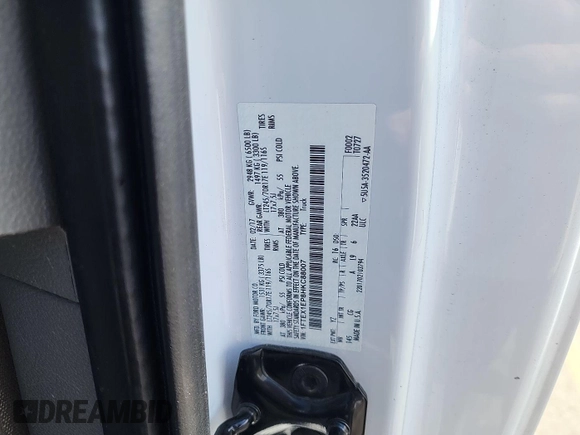 2017 Ford F-150 XL с VIN 1FTEX1EP8HKC88007, выставлен на аукционе IAAI как лот 42737723 с пробегом 114 417 миль миль и . История ставок и продаж доступна на DreamBid. Изображение 11.