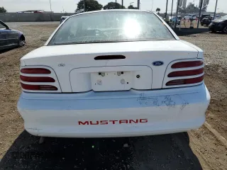 1995 Ford Mustang with VIN 1FALP4045SF211509, listed as a Copart auction lot 75002694 with 82,368 mi miles and Salvage Title. Bid and sale history available at carsss.com. Image 6.