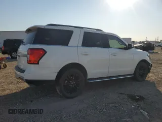 2022 Ford Expedition XLT with VIN 1FMJU1HT4NEA58969, listed as a Copart auction lot 75563424 with 27,905 mi miles and Salvage Title. Bid and sale history available at carsss.com. Image 3.