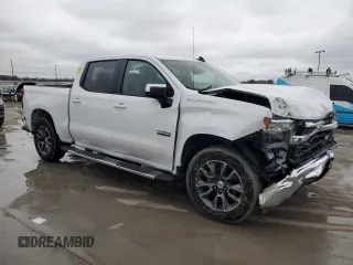 2025 Chevrolet Silverado 1500 LT with VIN 2GCPACED3S1108659, listed as a Copart auction lot 44989045 with 749 mi miles and Salvage Title. Bid and sale history available at DreamBid. Image 4.