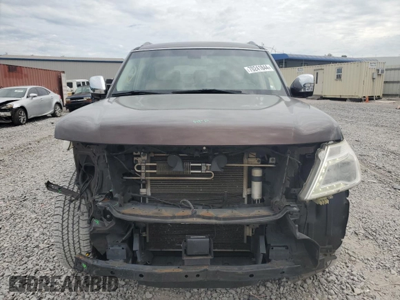 2017 Nissan Armada SV with VIN JN8AY2NDXH9003083, listed as a Copart auction lot 70241844 with 141,150 mi miles and Salvage Title. Bid and sale history available at carsss.com. Image 5.