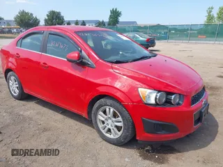 2012 Chevrolet Sonic LT with VIN 1G1JC5SH0C4130863, listed as a IAAI auction lot 42813673 with 265,387 mi miles and . Bid and sale history available at DreamBid. Image 1.