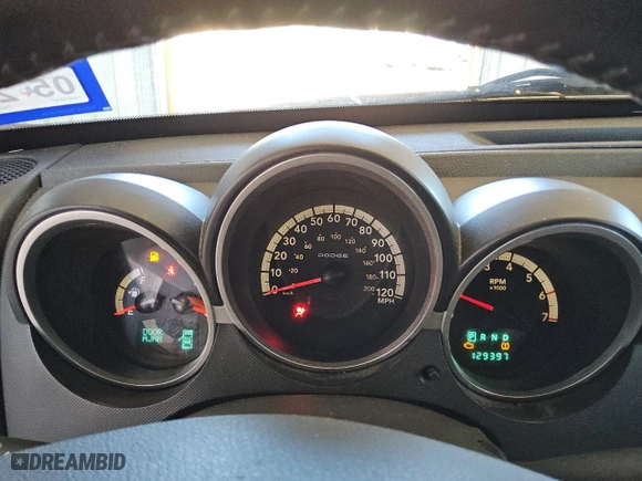 2007 Dodge Nitro R/T with VIN 1D8GT58687W666205, listed as a Copart auction lot 85776444 with 129,397 mi miles and Clean Title. Bid and sale history available at carsss.com. Image 9.