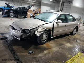 1999 Ford Taurus SE with VIN 1FAFP53S6XA242981, listed as a Copart auction lot 43211425 with 111,966 mi miles and Salvage Title. Bid and sale history available at carsss.com. Image 1.