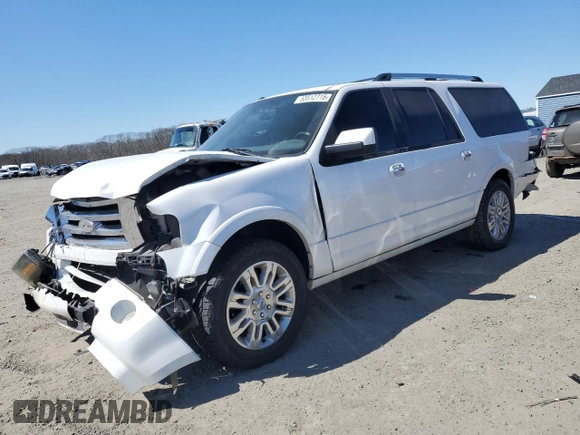 2012 Ford Expedition Max Limited with VIN 1FMJK1K54CEF17429, listed as a Copart auction lot 53512715 with 215,524 mi miles and Clean Title. Bid and sale history available at DreamBid. Image 1.