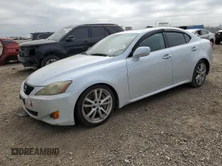 2006 Lexus IS 350 with VIN JTHBE262365003936, listed as a Copart auction lot 44783635 with Not Provided miles and Salvage Title. Bid and sale history available at DreamBid. Image 1.